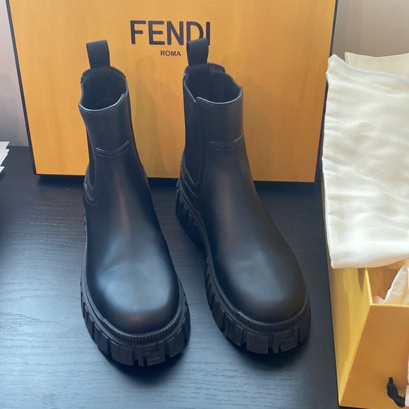 Fendi Shoes - Fendi Force Chelsea Ankle Boots